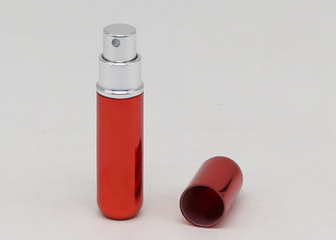 Hình bầu dục màu đỏ Refillable Du lịch Chai xịt nước hoa Kích thước bỏ túi Nước hoa nhỏ Atomiser