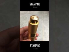 Customized logo on aluminum perfume atomizer